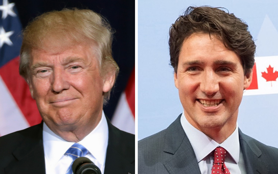 trudeau and trump