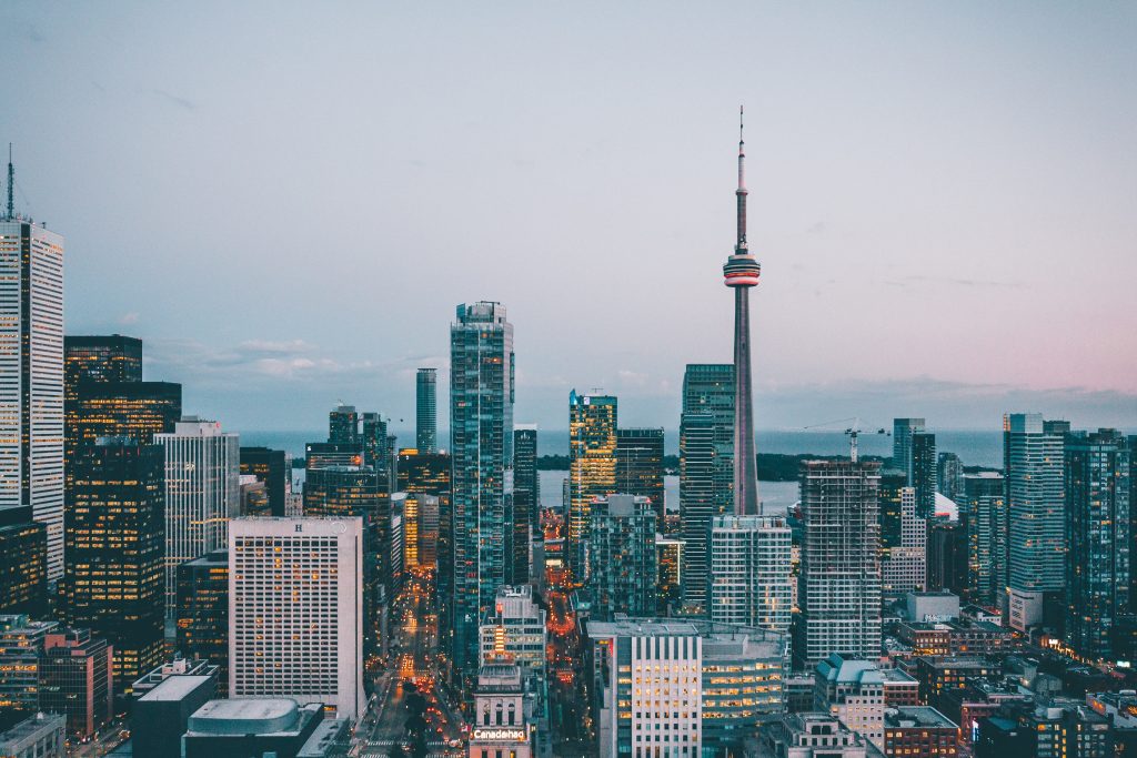 City skyline of Toronto, Ontario